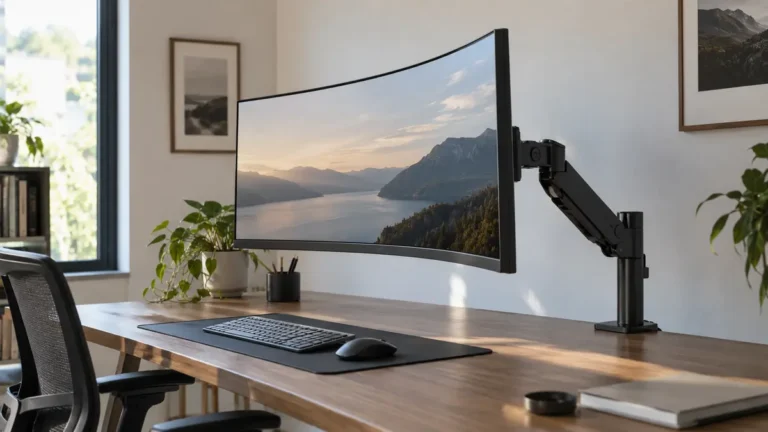 Braço para monitor ultrawide: como escolher por tamanho, peso e VESA?